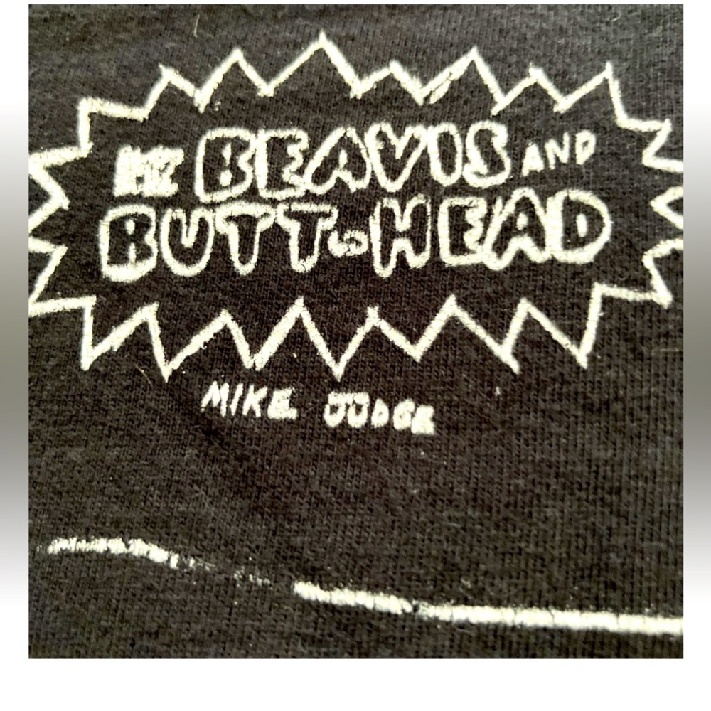 MTV Black Logo T-Shirt Beavis and Butthead.